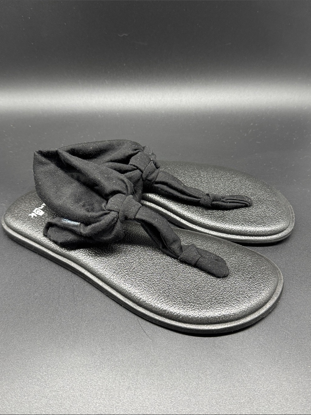 Sanuk Black Women's Yoga Sling Sandals Sz 7